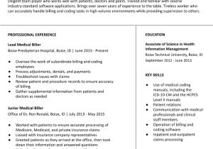 Medical Billing and Coding Resume Objective Samples Medical Billing and Coding Specialist Resume Examples In 2022 …