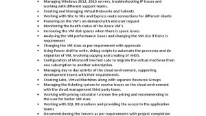Microsoft Azure Sample Resumes for 0 2 Years Experience Azure Sample Tasks for Resume Pdf Microsoft Azure Cloud …