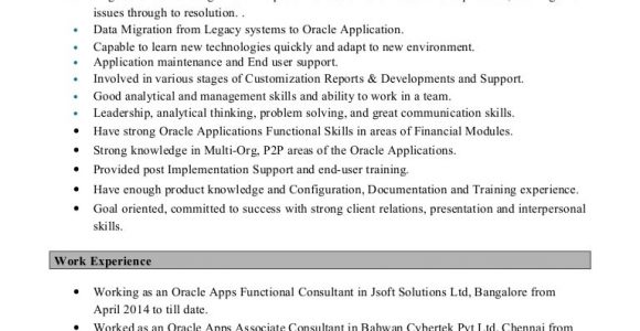 Oracle Apps Functional Consultant Resume Sample Ravikumar _resume