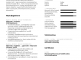 Pharmacy assistant Resume Sample No Experience Pharmacy assistant Resume Sample