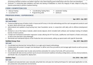 Product Information Exchange Standard Resume Samples Qa Lead Resume Examples & Template (with Job Winning Tips)