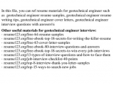 Resume 123 org Free 64 Resume Samples top 8 Geotechnical Engineer Resume Samples [pptx Powerpoint]