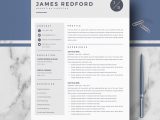 Resume and Cv Templates for Pages Professional Resume Template for Mac Pages and Word On Behance