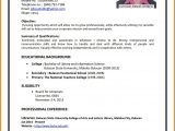 Resume for Freshers Looking for the First Job Samples Sample Resumes First Time Job Seekers attractive How to Write Cv …