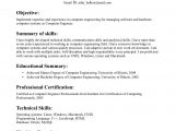 Resume Objective Sample for Call Center Resume Objective Examples Computer Engineer – Tipss Und Vorlagen