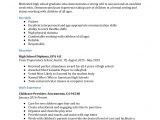 Resume Objective Sample for High School Graduate High School Resume Examples – Resumebuilder.com