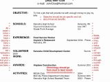 Resume Objective Sample for High School Graduate Resume Examples High School Student – Resume Examples High …