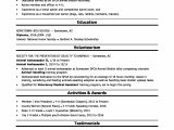 Resume Objective Samples for High School Students High School Grad Resume Sample Monster.com