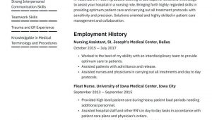 Resume Sample for Nurses Fresh Graduate Nurse Resume Examples & Writing Tips 2021 (free Guide) Â· Resume.io