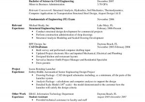 Resume Samples for Engineering Students In College the Sample Civil Engineer Resume – Resume Template Online Civil …