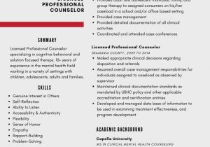 Resume Samples for Mental Health Counselors Professional Counselor Resume Samples & Templates [pdflancarrezekiqdoc] 2021 …