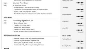 Resume Template for 18 Year Old Resume Examples for Teens: Templates, Builder & Guide [tips]