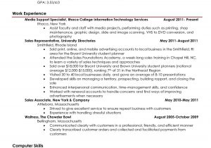 Resume Template for On Campus Job the Most Job Resume Examples for College Students – Resume …