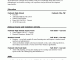 Resume Template for Part Time Student Simple First Job First Time Student Resume format