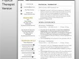 Resume Template for Physical therapist assistant Physical therapist, Licensed Pt Professional Resume Template …