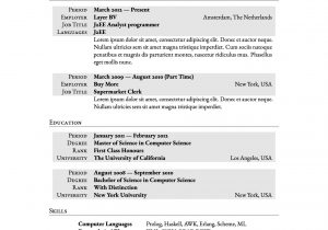 Resume Template for Students First Job Latex Templates – Cvs and Resumes