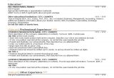 Resume Template with Only One Job Resume Template Hec Paris Pdf Master Of Business …
