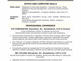 Resume Templates for Front Desk Receptionist Receptionist Resume Sample Monster.com