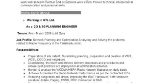 Rf Drive Test Engineer Sample Resume Rf Planning Engineer Cv Omar Pdf Quality Of Service High …