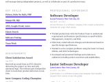 Ruby On Rails Developer Resume Sample software Developer Resume Example with Pre-filled Content Craftmycv