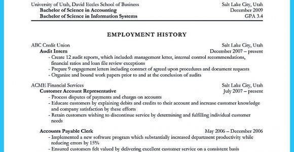 Sample Accounting Resume with No Experience Awesome Accounting Student Resume with No Experience Resume …