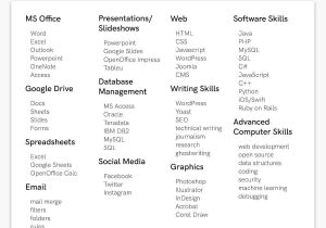 Sample Additional Skills for It Job Resume top Computer Skills Examples for A Resume [lancarrezekiqsoftware List]