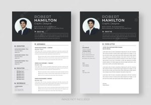 Sample Cover Letter for Job Resume 2023 Premium Vector Job Application Resume Template with Cover Letter …