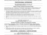 Sample Lpn Resume with Nursing Home Experience Licensed Practical Nurse Resume Sample Monster.com