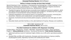 Sample Lpn Resume with Nursing Home Experience Licensed Practical Nurse Resume Sample Monster.com