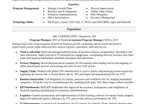 Sample Manager Transitioning to Hr Resume Program Manager Resume Monster.com