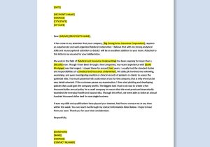 Sample Mortgage Underwriter Cover Letter for Resume Underwriter Cover Letter Templates Pdf – format, Free, Download …