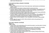 Sample Objective In Resume for Electrical Engineer Sample Resume for Electrical Enginer Pdf