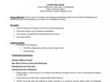 Sample Objectives In Resume for Applying A Job Objectives Resume Sample – Berel