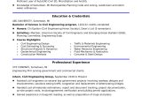 Sample Objectives Of Resume for Engineering Entry-level Civil Engineering Resume Monster.com