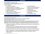 Sample Objectives Of Resume for Engineering Sample Resume for An Entry-level Aerospace Engineer Monster.com