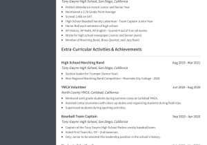 Sample Of A High School Resume for College High School Resume Template, Example & How to Write Guide 2021 …