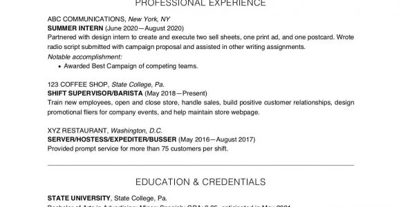 Sample Of A Resume for College Application College Student Resume Example and Writing Tips