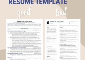 Sample Of Good and Bad Resume ØªÙÛÛØªØ± Brandresumes Ø¯Ø± ØªÙÛÛØªØ±: Â«here is An Example Of A Good Vs …