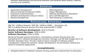 Sample Of Resume for Experienced Person Sample Resume for An Experienced It Developer Monster.com
