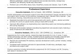 Sample Professional Resume for Administrative assistant Executive Administrative assistant Resume Sample Monster.com