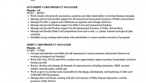 Sample Resume Credit Card Sales Manager Card Product Manager Resume Samples