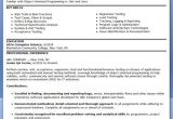 Sample Resume for 6 Months Experience In software Testing Qa software Tester Resume Sample Entry Level