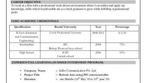 Sample Resume for Applying Ms In Us Engineering Fresher Resume format Download In Ms Word