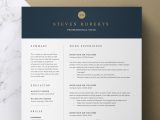 Sample Resume for Bridal Shop Owner Modern Executive Resume Template Professional Resume – Etsy