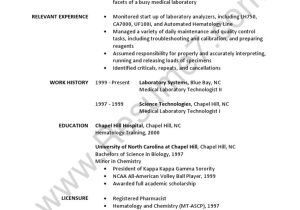 Sample Resume for Bsc Biochemistry Freshers Laboratory Technician Resume Sample Pdf Medical Laboratory …