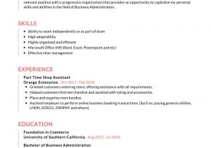 Sample Resume for Business Management Fresh Graduate Business Administration Resume Sample 2021 Writing Tips …