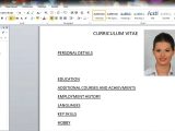Sample Resume for Cabin Crew Fresher Perfect Cabin Crew Cv – Simple and Professional How to Write Cv Instruction   Tips
