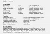 Sample Resume for Child Actor with No Experience How Beginner Actor Resume Template Can Increase Your