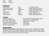 Sample Resume for Child Actor with No Experience How Beginner Actor Resume Template Can Increase Your