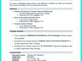 Sample Resume for Computer Science Engineering Students Computer Engineering Resume Includes the Skill In the It Field You …